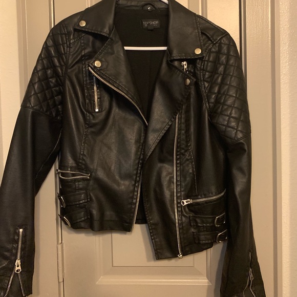 Faux leather jacket - Picture 1 of 3